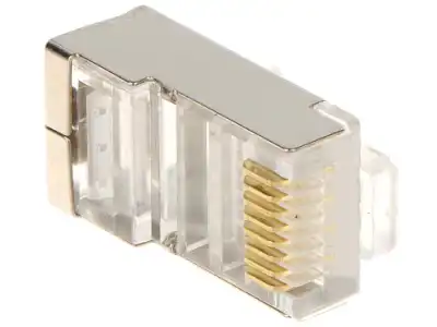 WTYK MODULARNY EKRANOWANY RJ45/C6-EKRAN*P100